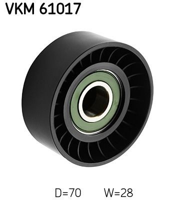 SKF Geleiderol / omdraairol v-snaren VKM 61017 SKF VKM61017 Geleiderol poly v-riem Toyota Sienna ASL3 prijs