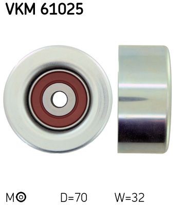 SKF Vratná / vodiaca kladka rebrovaného klinového remeňa VKM 61025 SKF VKM 61025 originálne Vodiaca kladka VOLVO 340-360 cena