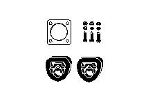 VEGAZ Montagesæt, udstødning MA-122 VEGAZ MA-122 Mercedes A205 Montagesæt udstødning pris