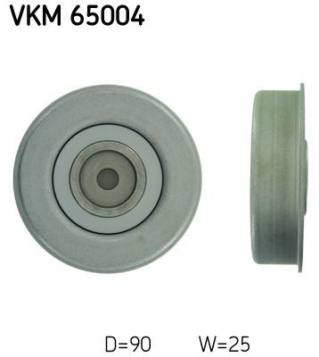SKF Strammehjul, kilerem VKM 65004 SKF VKM 65004 originale Volvo v40 Remstrammerhjul hvad koster