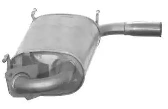 VEGAZ Bagpotte MZS-157IMA Lyddæmper udstødning VEGAZ Mazda PREMACY MZS-157IMA