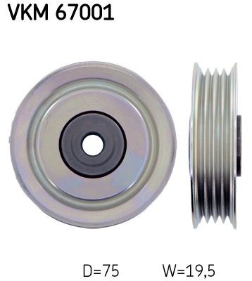 SKF Umlenkrolle Keilrippenriemen VKM 67001 SKF VKM 67001 Original DAIHATSU Umlenkrolle Preis