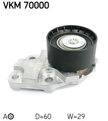 SKF Strammehjul, tandrem VKM 70000 Strammehjul, tandrem SKF BLAZER S10 VKM 70000 billig