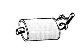 VEGAZ Μεσαίο σιλανσιέ OS-97 VEGAZ OS-97 Μεσαίο σιλανσιέ Opel Kadett C Sedan σε χαμηλές τιμές