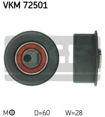 SKF Spanrol, distributieriem VKM 72501 Nissan PATHFINDER Spanrol, tandriem SKF VKM 72501