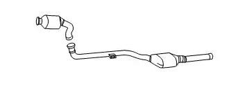VEGAZ Efrermonteringssats, katalysator/sotpartikelfilter (kombisys) RFH-9037 VEGAZ RFH-9037 Euro1- / euro2- / d3-ombyggnad Mercedes S211 original