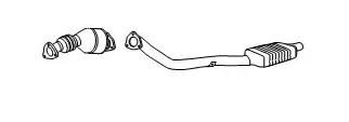 VEGAZ Nabouwset, katalysator / roetfilter (combisysteem) RFH-9045 VEGAZ RFH-9045 Euro1- / euro2- / d3- omstelling Audi A4 B5 prijs