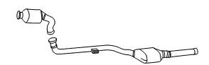 VEGAZ Efrermonteringssats, katalysator/sotpartikelfilter (kombisys) RFH-9132 VEGAZ RFH-9132 Euro1- / euro2- / d3-ombyggnad Mercedes S211 original