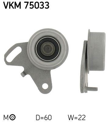 SKF Galet tendeur de courroie de distribution VKM 75033 SKF VKM 75033 Galet tendeur de courroie de distribution Mitsubishi Pajero II Canvas Top pas cher