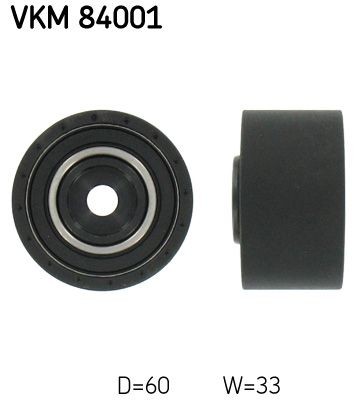 SKF Ohjainrulla, hammashihna VKM 84001 SKF VKM 84001 FORD USA Mustang Mk6 Coupe ohjainrulla, hammashihna