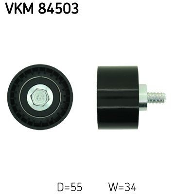 SKF Styrrulle till kuggrem VKM 84503 VKM 84503 SKF styrrulle, kuggrem KIA STONIC