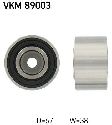 SKF Polia de desvio / de guia, correia dentada VKM 89003 SKF VKM 89003 Transmissão de correia / corrente OPEL Monterey A (M92) 1994