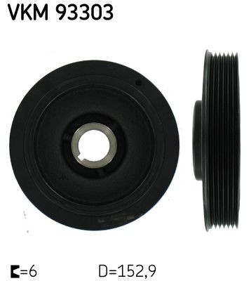 SKF Polia, cambota VKM 93303 Polia do virabrequim SKF ESCAPE VKM 93303 baratos