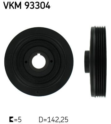 SKF Krukaspoelie VKM 93304 SKF VKM 93304 Krukas, poelie Peugeot 405 15B originele prijs