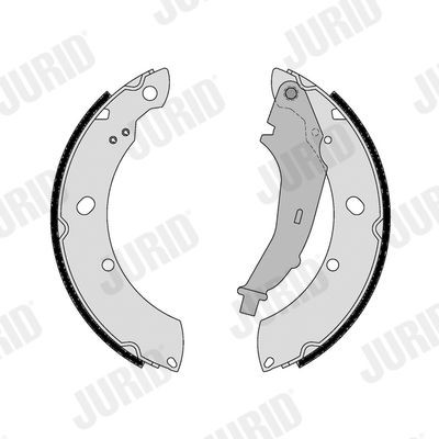 JURID Bremsebakkesæt 362664J 362664J JURID Bremsebakkesæt Mitsubishi billig