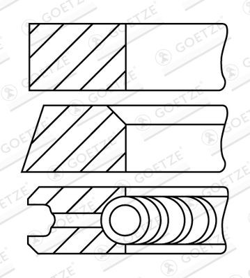 GOETZE ENGINE Zuigerveerset 08-421800-30 GOETZE ENGINE 08-421800-30 originele Zuigerveren BMW E63 kosten