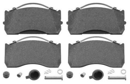 KNORR-BREMSE Bromsbelägg K001537 MERCEDES-BENZ bromskloss KNORR-BREMSE K001537