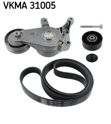 Jogo de correias trapezoidais estriadas SKF VKMA 31005 SKF VKMA 31005 Jogo de correias trapezoidais estriadas VW CADDY 2001
