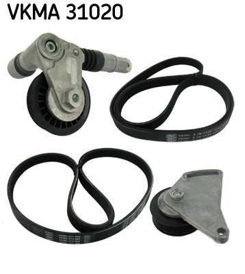 SKF Kit Cinghie Poly-V VKMA 31020 VKMA 31020 costo Cinghia servizi AUDI 80 SKF