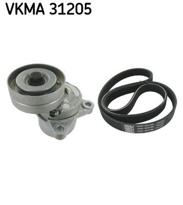 SKF Jogo de correias trapezoidais estriadas VKMA 31205 SKF VKMA 31205 Kit de correias trapezoidais estriadas VW Polo Variant originais preço
