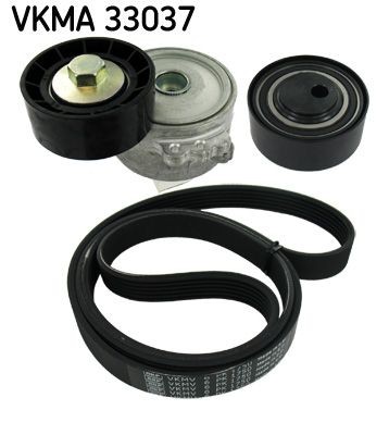 SKF Poly V-riem set VKMA 33037 Citroën C3 Poly v riemen kit SKF VKMA 33037