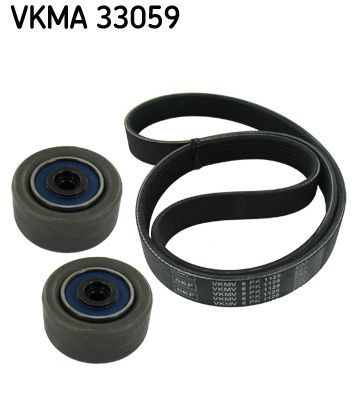 SKF Kit Cinghie Poly-V VKMA 33059 SKF VKMA 33059 Kit cinghie poly-v Peugeot 307 Station Wagon prezzo