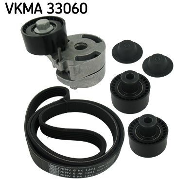 SKF Kileremssæt VKMA 33060 SKF VKMA 33060 originale Mazda 2 DY Ribremsæt hvad koster