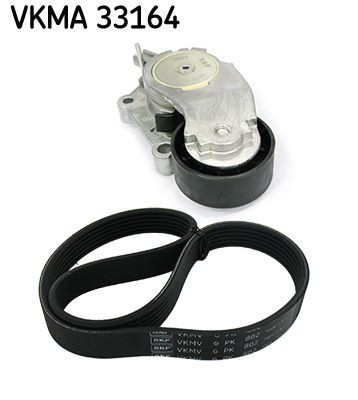 Poly V-riem set SKF VKMA 33164 SKF VKMA 33164 Poly v riemen kit FORD FIESTA 2012