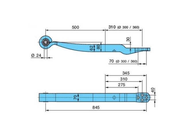 BPW Bladveer 05.082.14.02.2 Alfa Romeo GIULIETTA Bladveren BPW 05.082.14.02.2