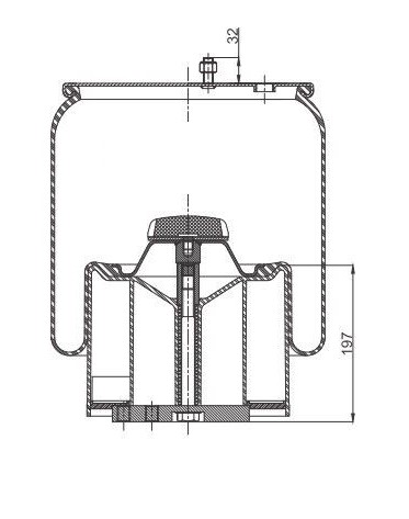 BPW Soffietto, Sospensione pneumatica 05.429.43.51.0 05.429.43.51.0 costo Sospensioni pneumatiche BPW CITROËN DS4