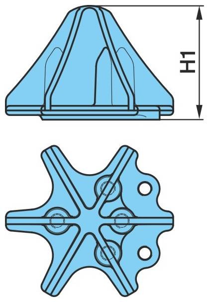 BPW Holder hjelperamme / aggregatfeste 03.375.09.38.0 03.375.09.38.0 Travers FIAT PUNTO BPW