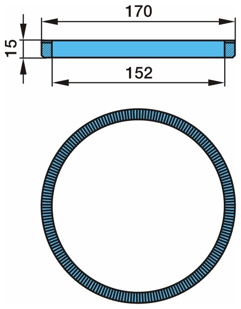BPW ABS sensor ring 03.310.08.18.0 03.310.08.18.0 BPW abs ring TOYOTA