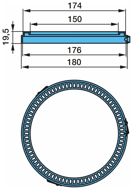 BPW ABS Ring 05.310.08.50.1 05.310.08.50.1 BPW CHEVROLET ABS Ring