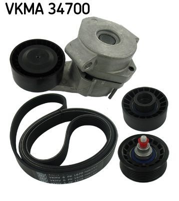 SKF Σετ ιμάντων poly-V VKMA 34700 Σετ ιμάντων poly-v SKF Ford TRANSIT CUSTOM VKMA 34700