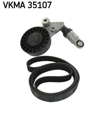 SKF Ozubený klinový remeň - Sada VKMA 35107 SKF VKMA 35107 Sada klinového rebrovaného remena Saab 9-5 Saloon za nízku cenu