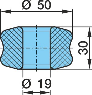 BPW Top strut mount 02.2805.01.00 Volkswagen CRAFTER BPW strut mount 0228050100