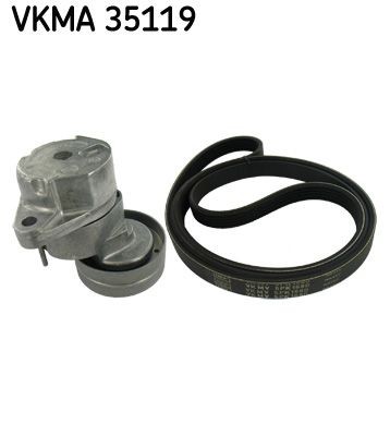 SKF Kileremssæt VKMA 35119 SKF VKMA 35119 originale Opel l08 Ribremsæt hvad koster