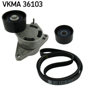 SKF Ķīļrievu siksnu komplekts VKMA 36103 Ķīļrievu siksnu komplekts Renault JD VKMA 36103 SKF