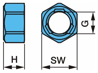 BPW Rattamutter 03.260.03.05.0 03.260.03.05.0 Rattamutter BPW OPEL REKORD