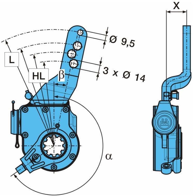 BPW Dispositivo compensa gioco, Sistema frenante 05.174.88.94.3 05.174.88.94.3 costo Regolatore, freno a tamburo MERCEDES-BENZ T1 Autobus BPW