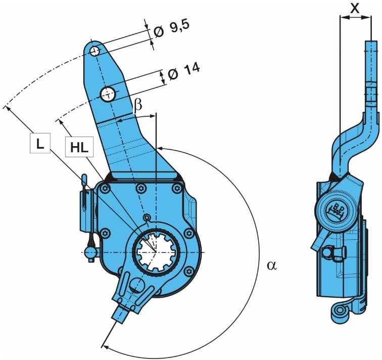 BPW Dispositivo compensa gioco, Sistema frenante 05.174.89.36.3 05.174.89.36.3 costo Regolatore, freno a tamburo MERCEDES-BENZ T1 Autobus BPW