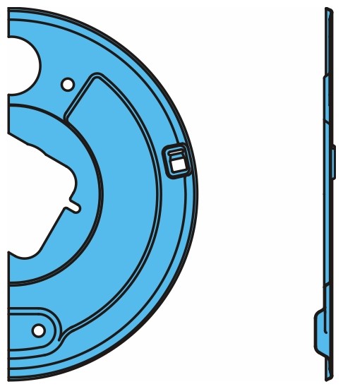 BPW Lamierino protettivo, Tamburo freno 03.010.98.46.1 03.010.98.46.1 costo Tamburo freno PEUGEOT 106 BPW