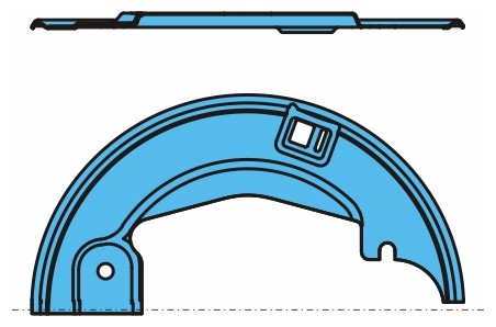 BPW Lamierino protettivo, Tamburo freno 03.010.91.42.0 03.010.91.42.0 costo Tamburo freno PEUGEOT 106 BPW