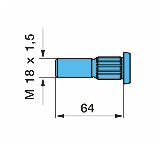 BPW Hjulbolt 03.296.01.20.1 Låsebolte BPW Ford MONDEO 03.296.01.20.1