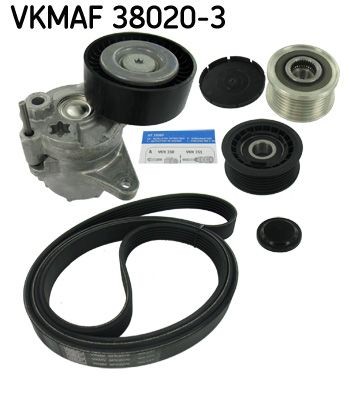 SKF Kileremsett VKMAF 38020-3 Kileribberem SKF Mercedes-Benz T1 Buss VKMAF 38020-3