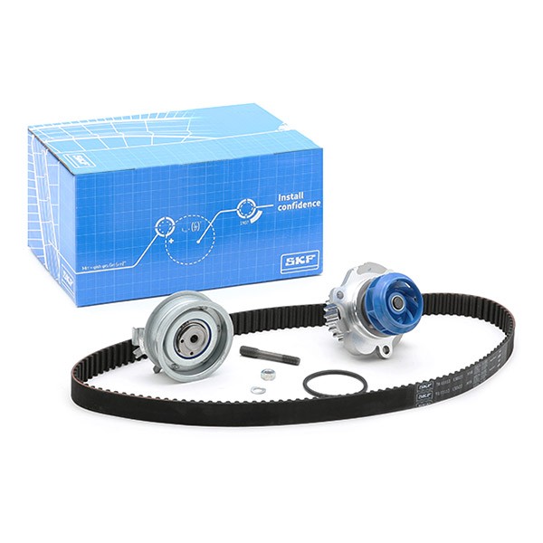 Kit cinghia distribuzione, pompa acqua SKF VKMC 01113-2 VKMA 01113 SKF VKMC 01113-2 Pompa acqua + kit cinghia distribuzione Volkswagen TRANSPORTER 2008