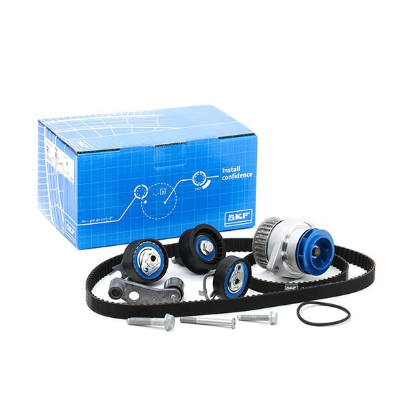 SKF Wasserpumpe + Zahnriemensatz VKMC 01121-2 SKF VKMC 01121-2 Wasserpumpe + Zahnriemensatz VW Lupo / Lupo 3L (6X1, 6E1) 1.7 SDI 60 PS 1998