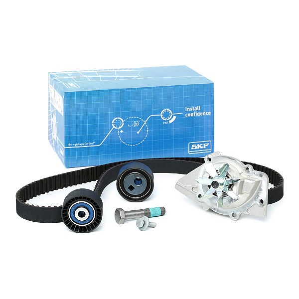 Kit de distribution + pompe à eau SKF VKMC 03247 SKF VKMC 03247: Pompe à eau + kit de distribution Suzuki BALENO 2008