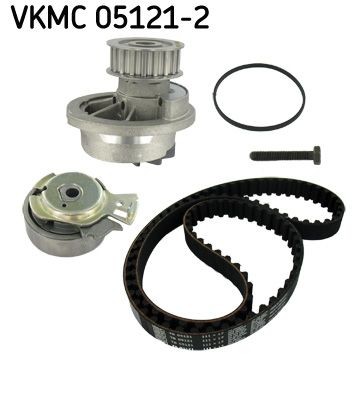 Veepump + hammasrihmakomplekt SKF VKMC 05121-2 SKF VKMC 05121-2 OPEL COMBO 2004 Veepump + hammasrihma komplekt