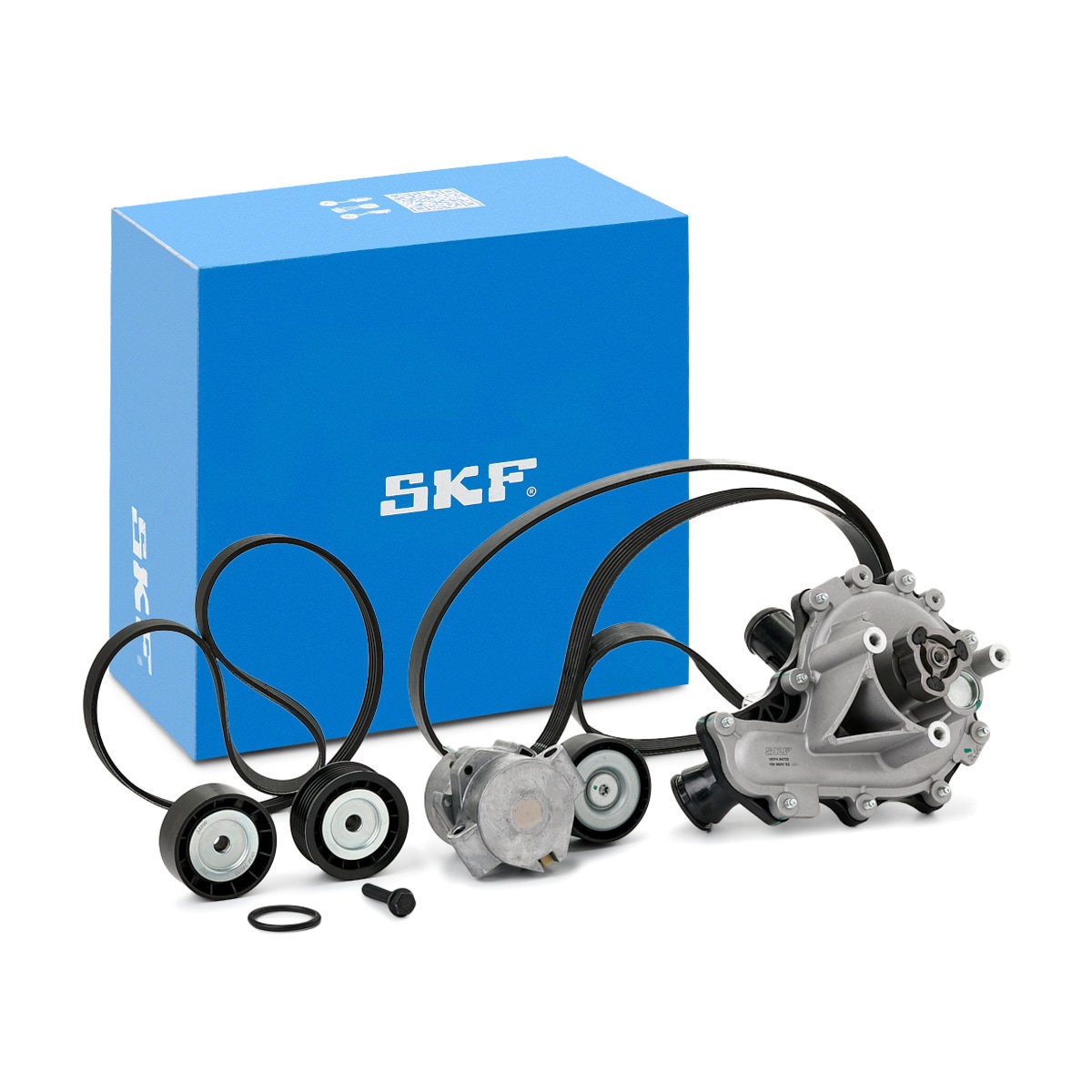 Pompe à eau+Jeu de courroie trapézoïdale à nervures SKF VKMC 34700 SKF VKMC 34700 Jeu de courroies trapézoïdales à nervures CITROËN JUMPER 2024